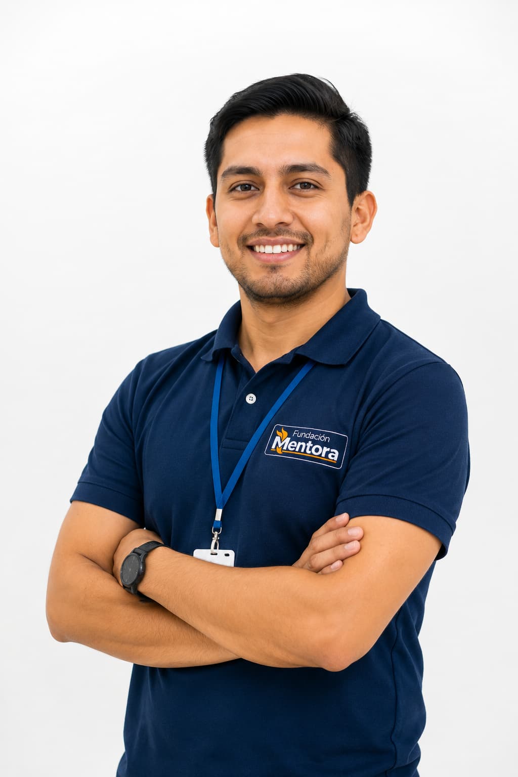 Instructor de Fundación Mentora representando programas de capacitación y desarrollo social.