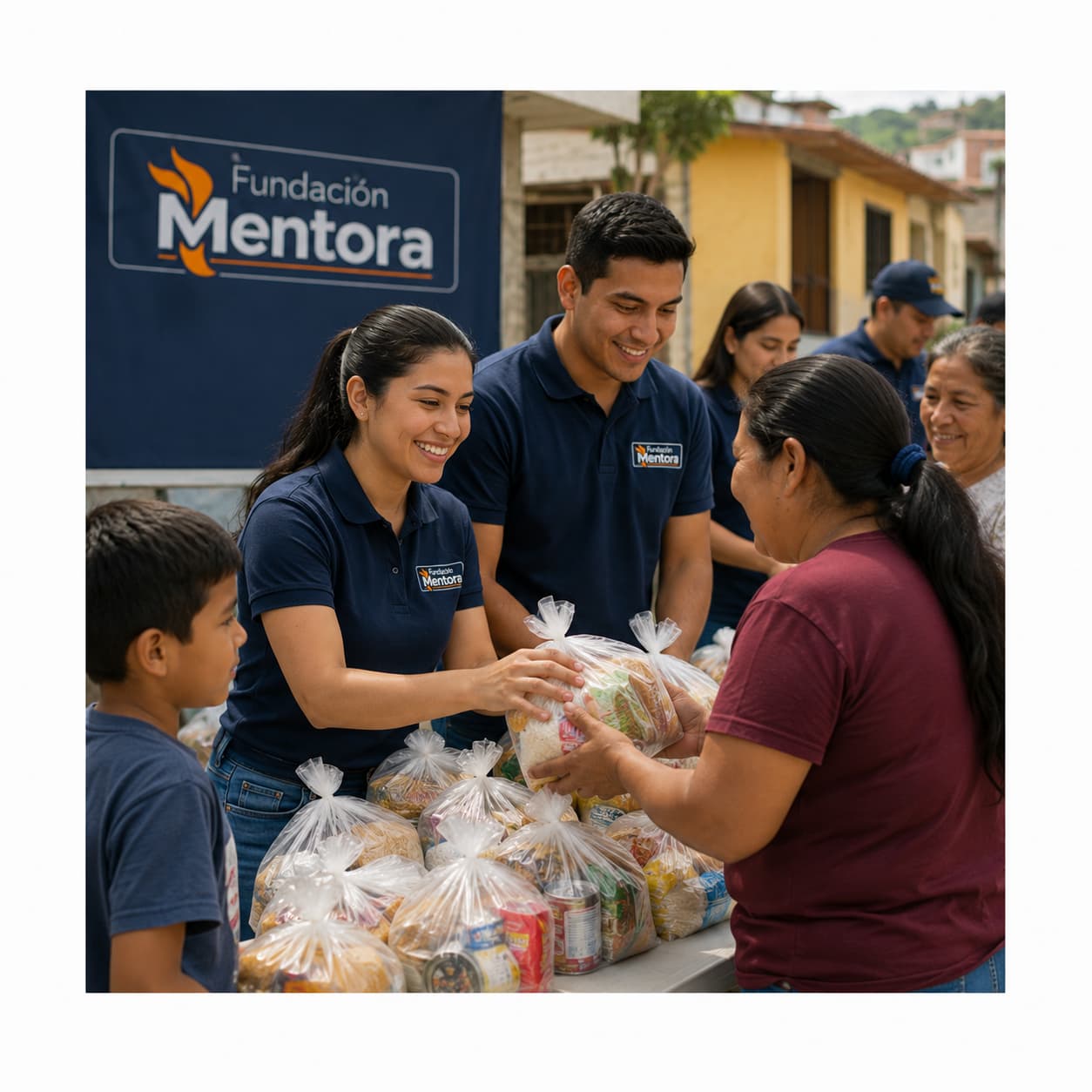 Fundación Mentora desarrollando proyectos comunitarios en Ecuador para fortalecer la participación ciudadana, el bienestar social y las oportunidades para las familias.