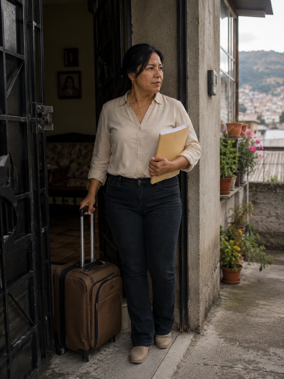María Isabel Castro llega a Quito para comenzar una nueva etapa de su vida tras la pérdida de su esposo.